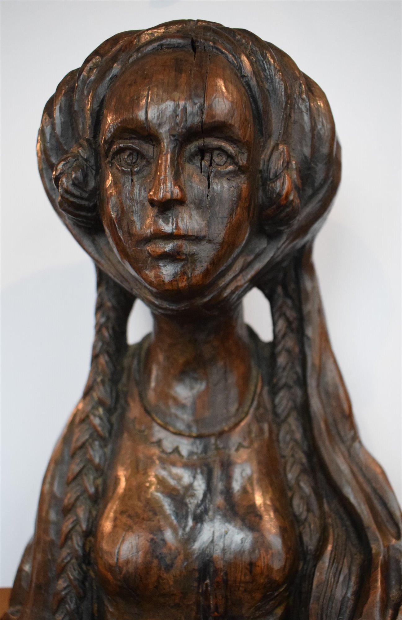Madeleine, sculpture en Bois  Flamand